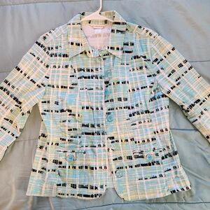 C&B EUC colorful blazer lightweight M